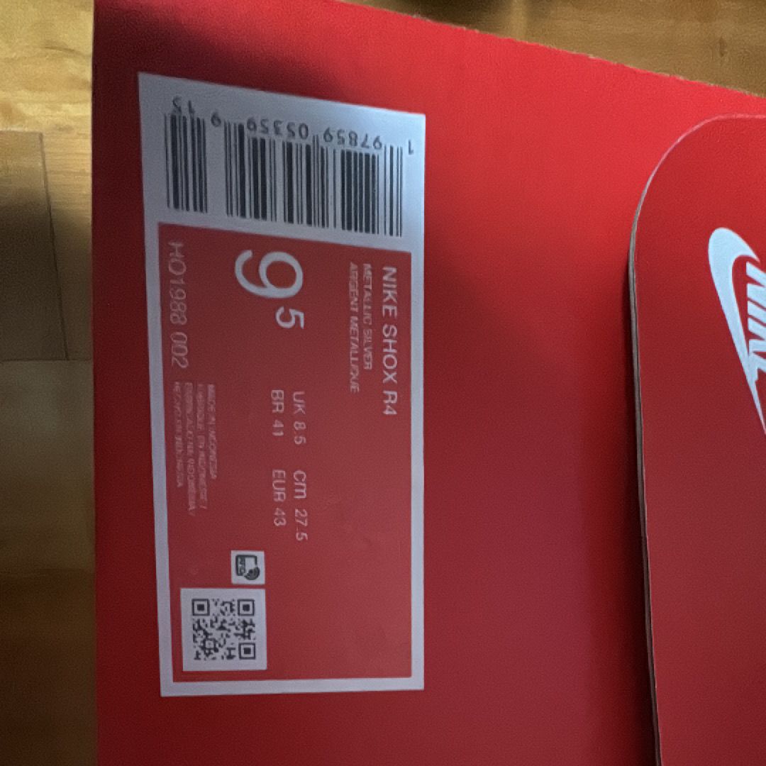 Nike Shox R4 "Metallic Silver/Red" (2024) HQ1988-002