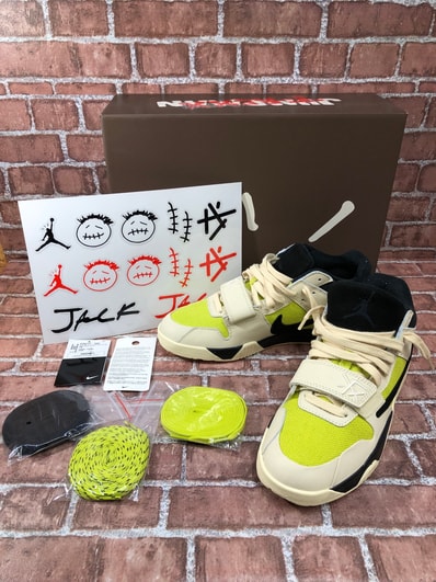 Travis Scott × Nike Jordan Jumpman Jack TR CJ1 T-Rexx "Bright Cactus"