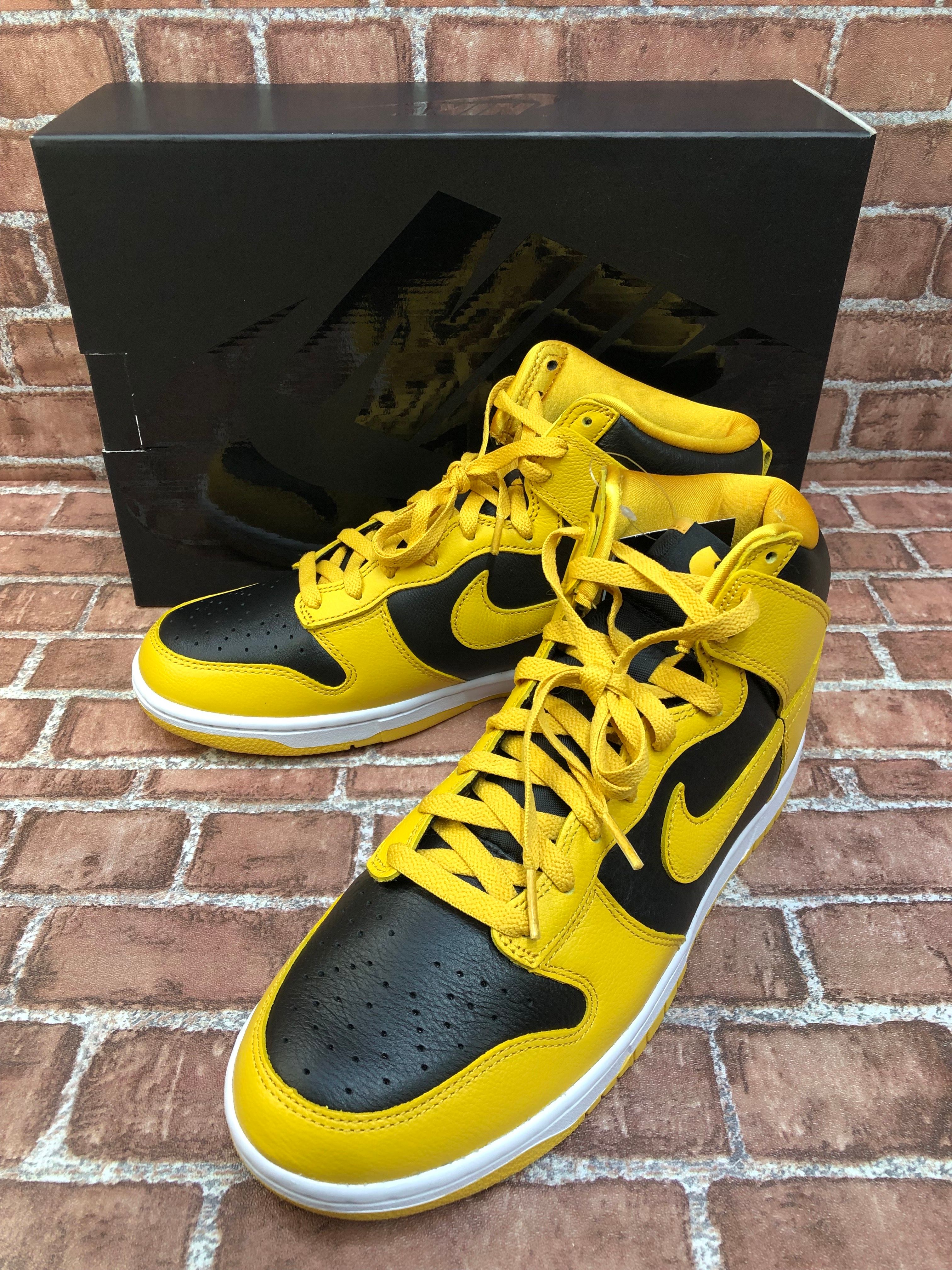 Wu-Tang Clan × Nike Dunk High Retro PRM "Black and Pollen"