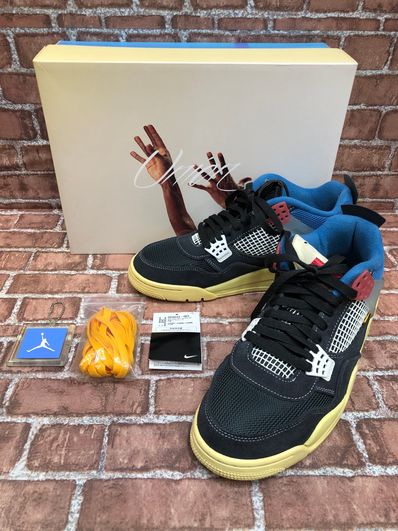 UNION × NIKE AIR JORDAN 4 "OFF NOIR"