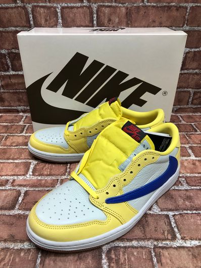Travis Scott × Nike Women's Air Jordan 1 Retro Low OG "Canary"