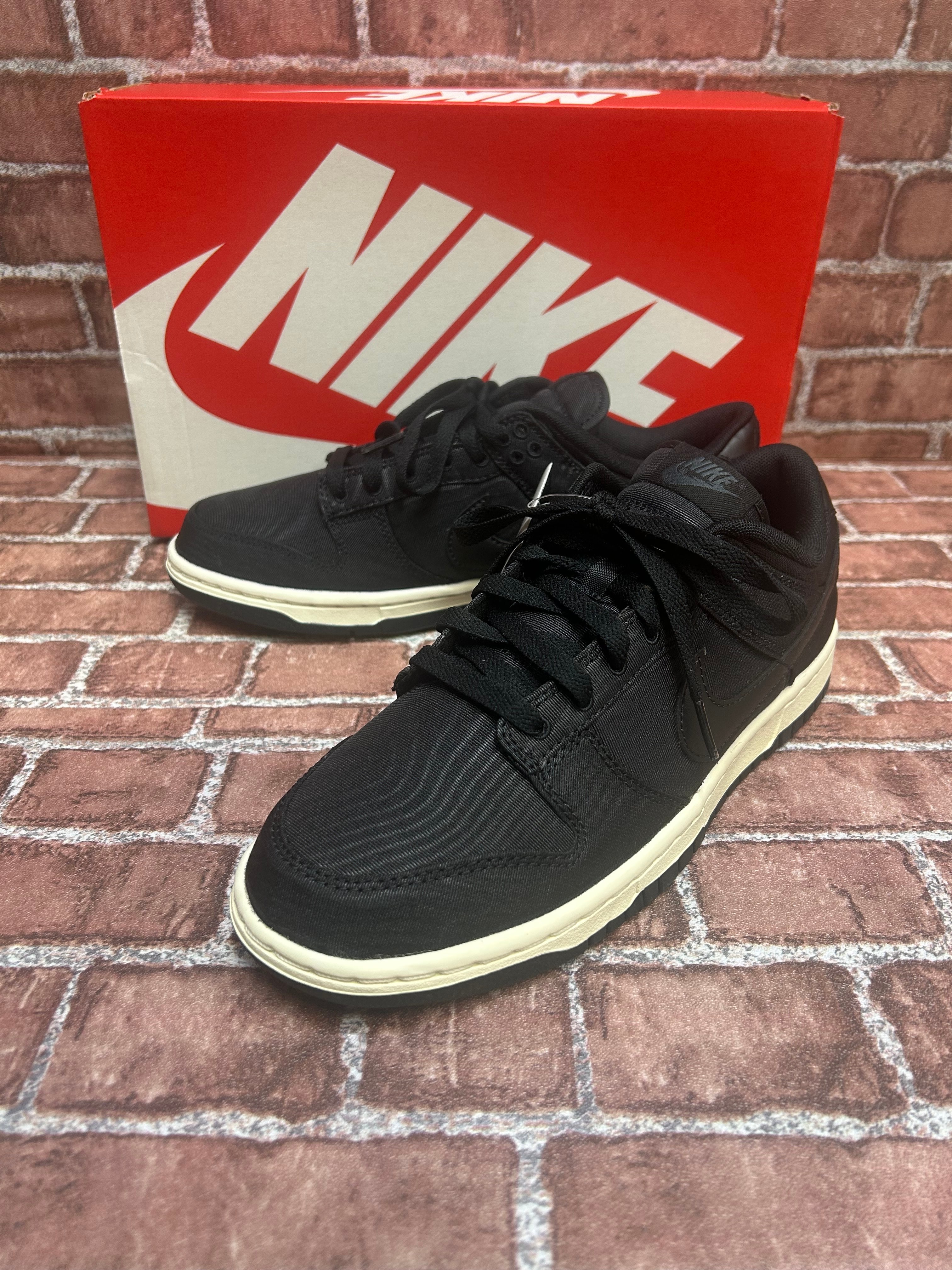 Nike Dunk Low Retro PRM "Black Canvas"