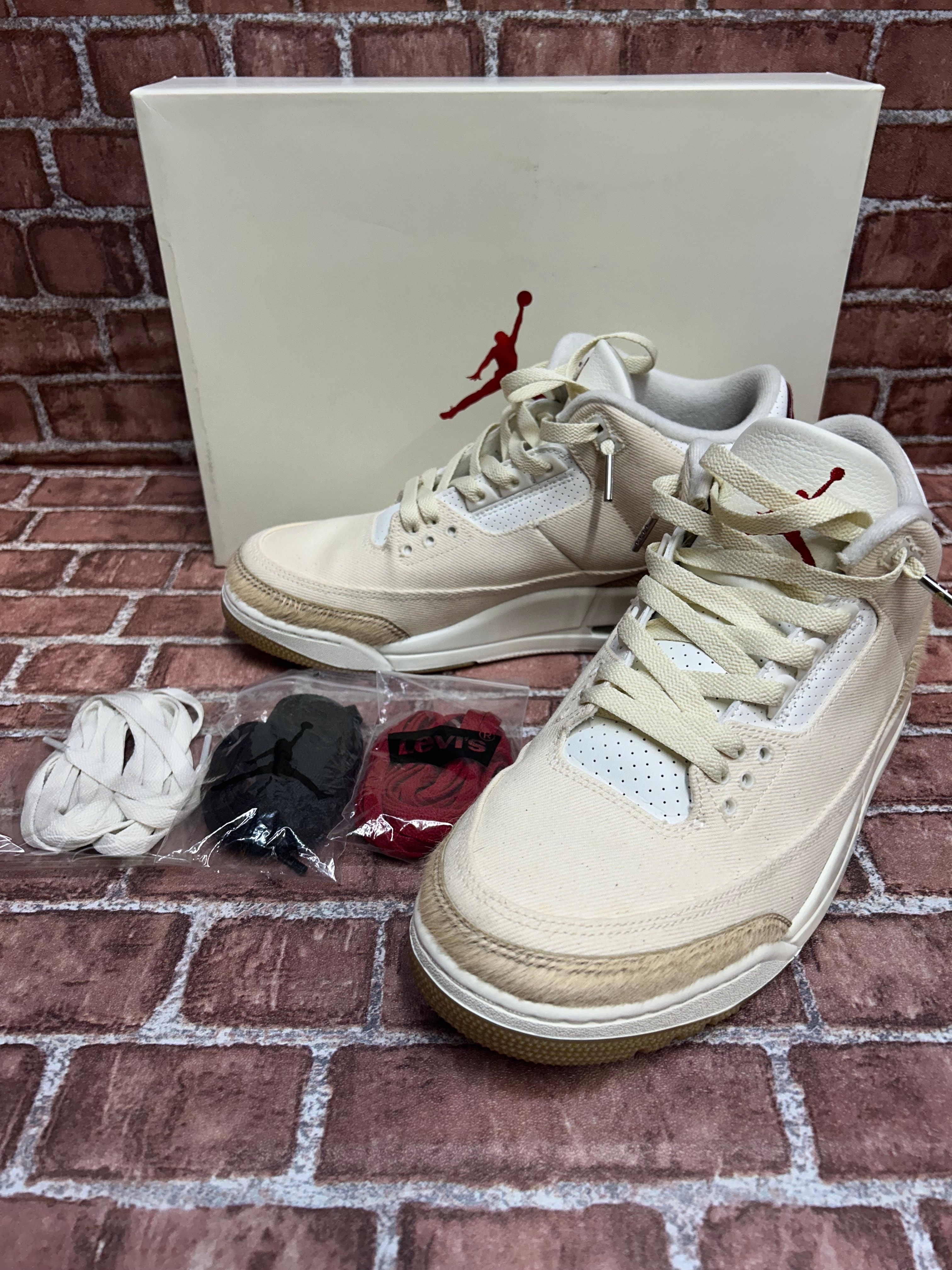 Levi's × Nike Air Jordan 3 Retro SP "Ecru Denim" (LEVI'S Tab)