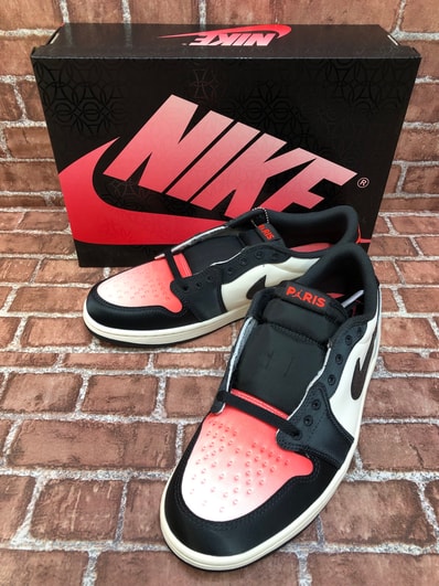 Paris Saint-Germain (PSG) × Nike Air Jordan 1 Low OG "Sail and Off Noir"