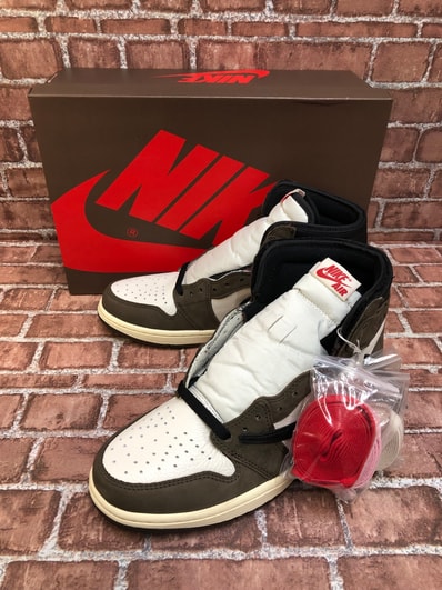 Travis Scott × Nike Air Jordan 1 Retro High OG TS SP "Sail/Dark Mocha"