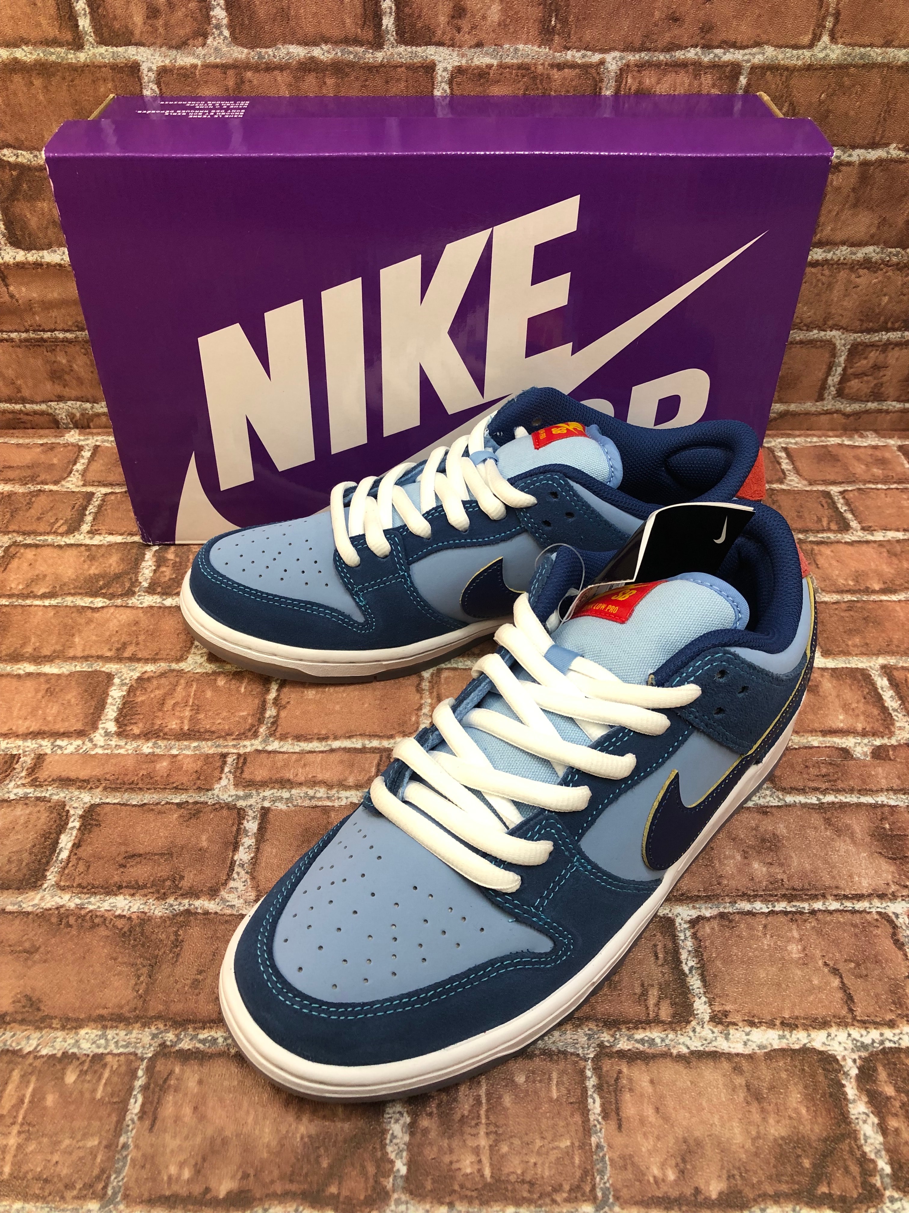 Why So Sad? × Nike SB Dunk Low "Coastal Blue/Speed Yellow-University Red"