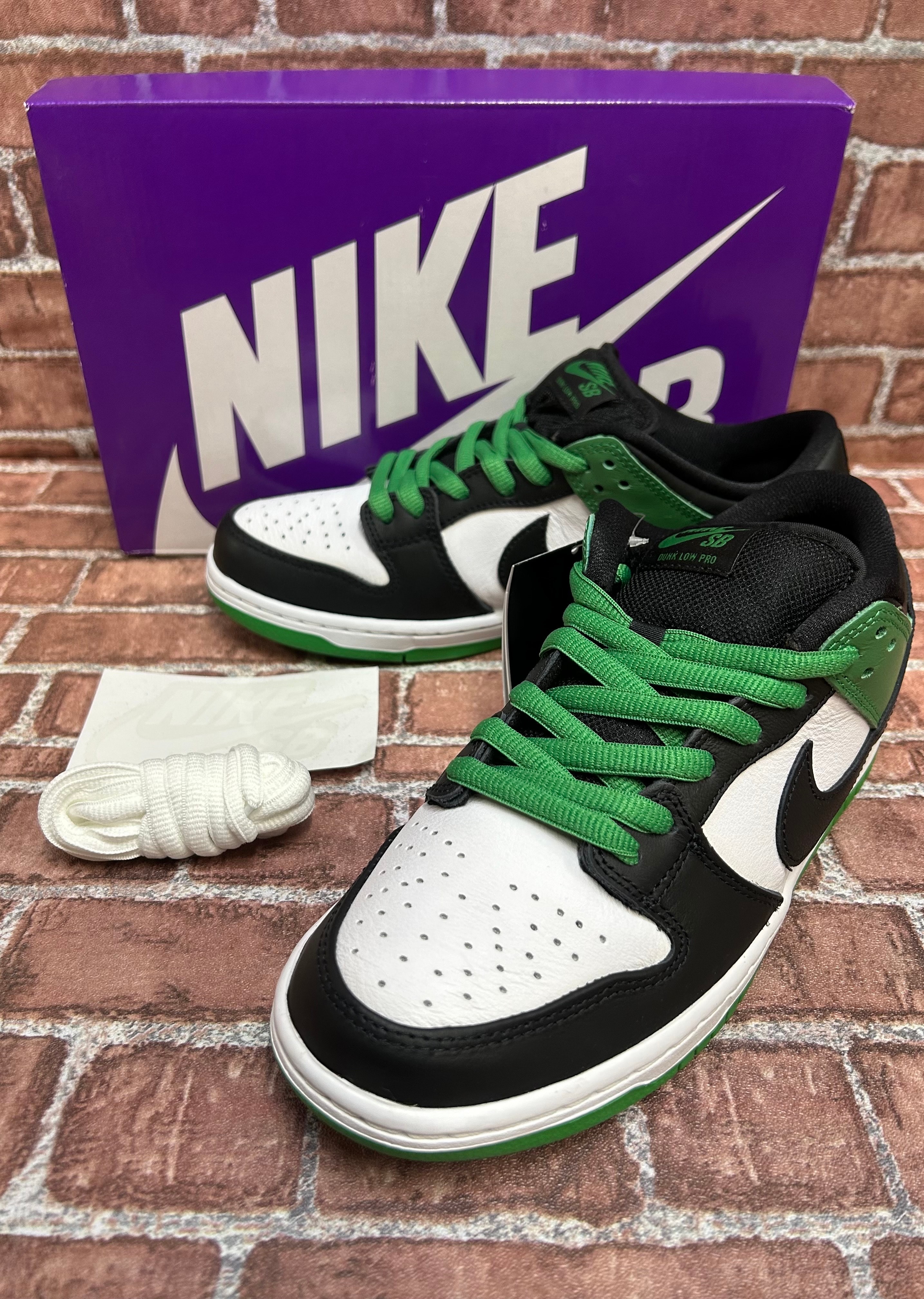 Nike SB Dunk Low Pro "Black and Classic Green"