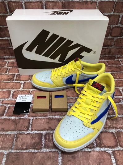 Travis Scott × Nike Women's Air Jordan 1 Retro Low OG "Canary"
