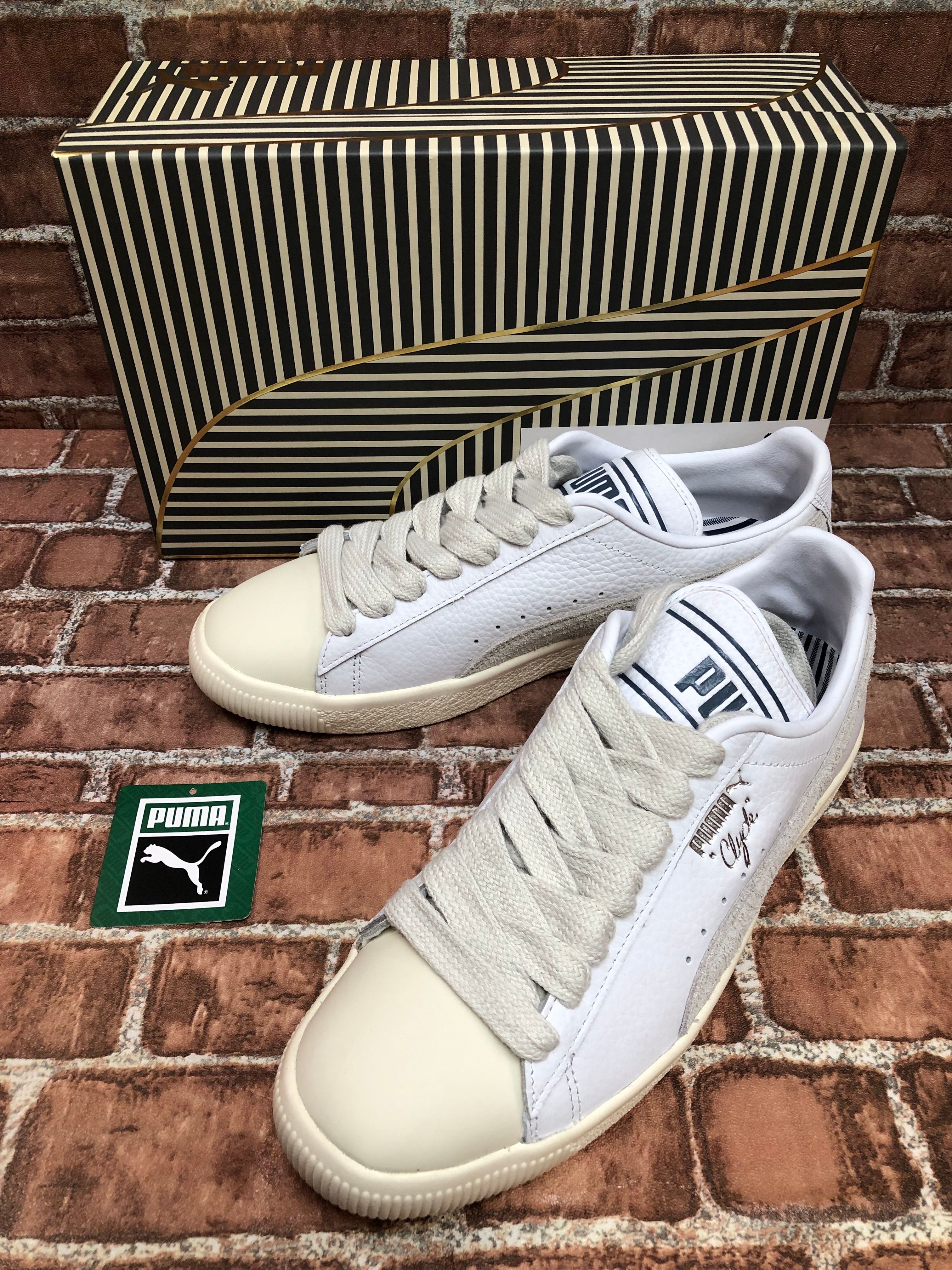 ルイージ × プーマ クライド Q3 "プリスティン/セデイトグレー/プーマホワイト"