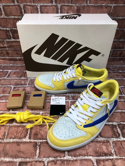 Travis Scott × Nike Women's Air Jordan 1 Retro Low OG "Canary"