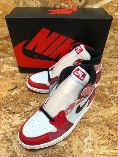 Spider-Man × Nike Air Jordan 1 Retro High OG SP "Spider-Man: Across the Spider-Verse/University Red"