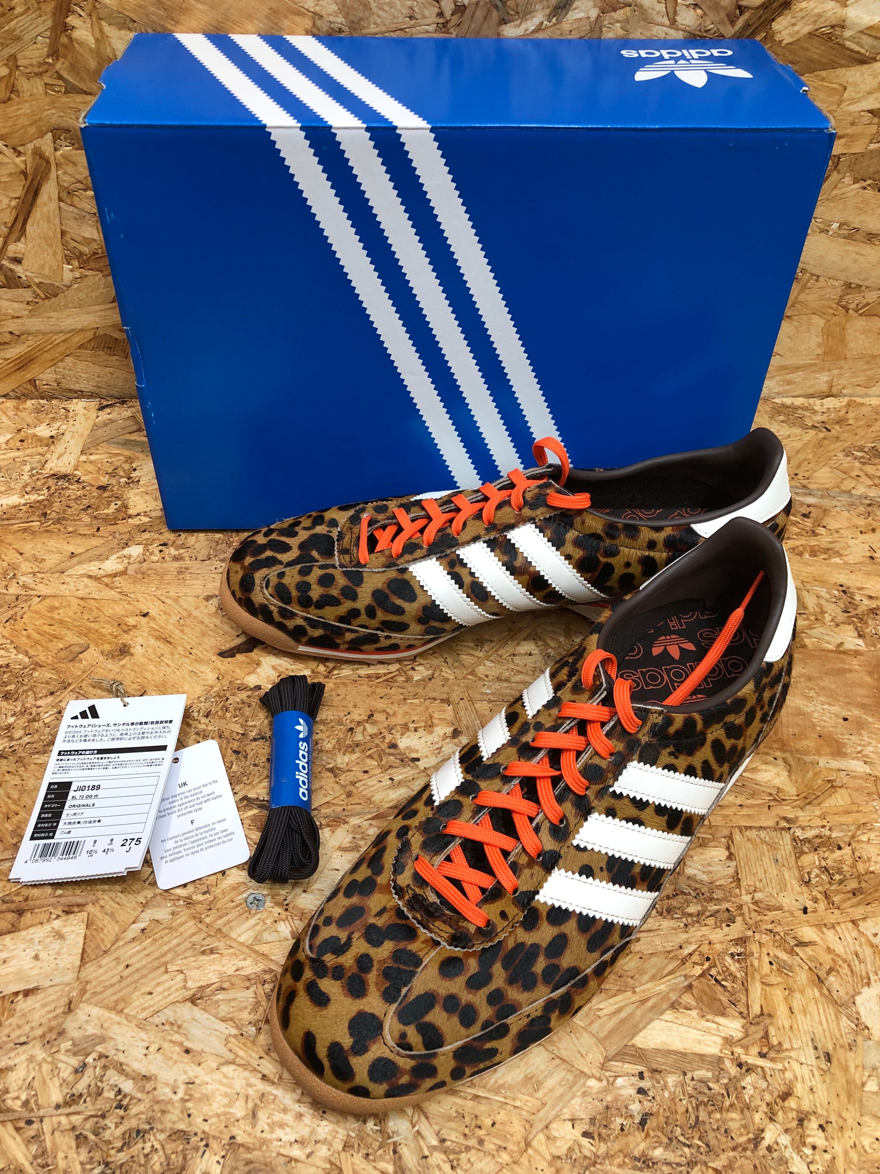 adidas Women's SL72 OG "Dark Brown/Off White/Semi Impact Orange"