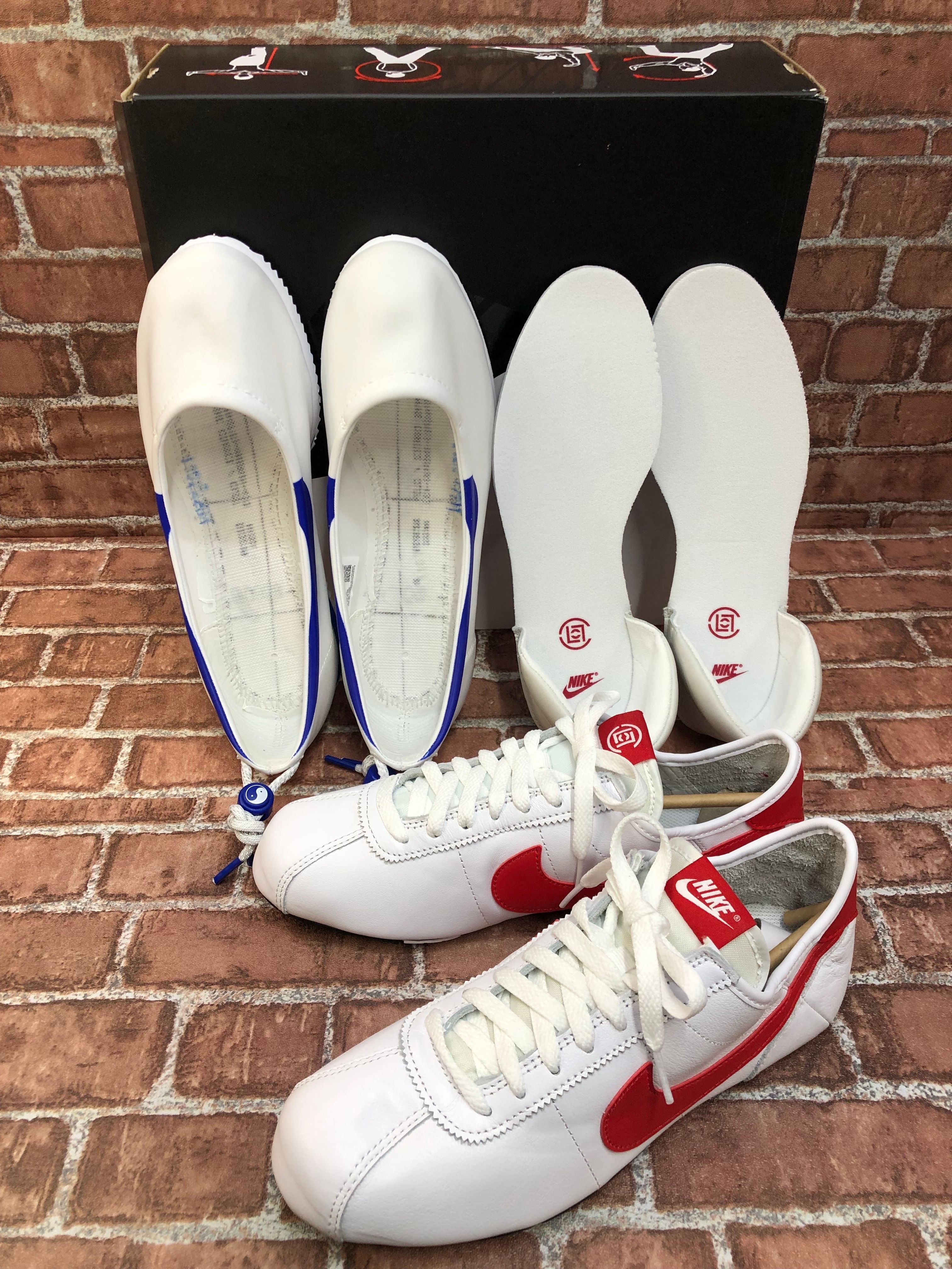 CLOT × Nike Cortez "White and Game Royal"