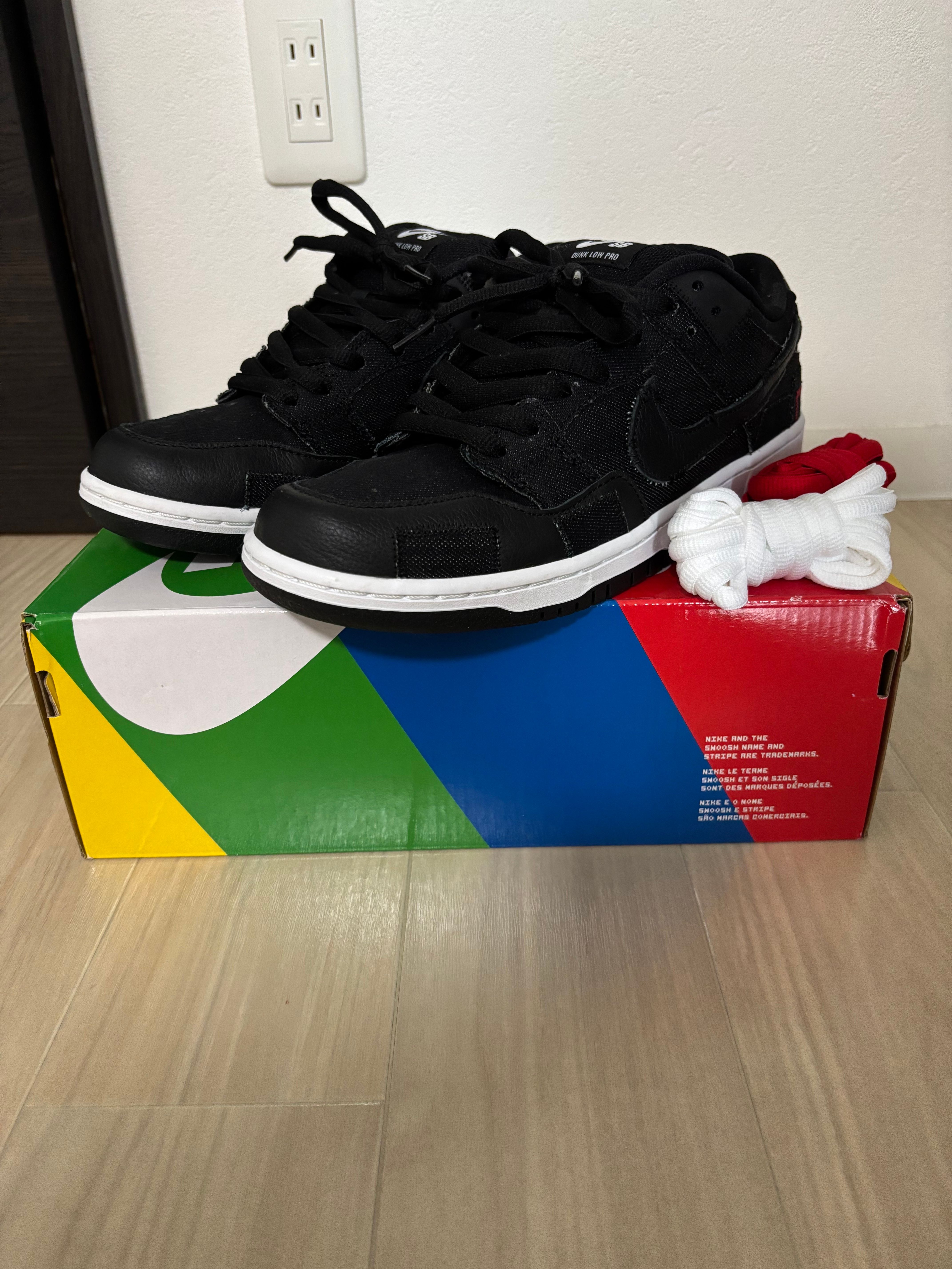 Wasted Youth × Nike SB Dunk Low "Black Denim" / VERDY