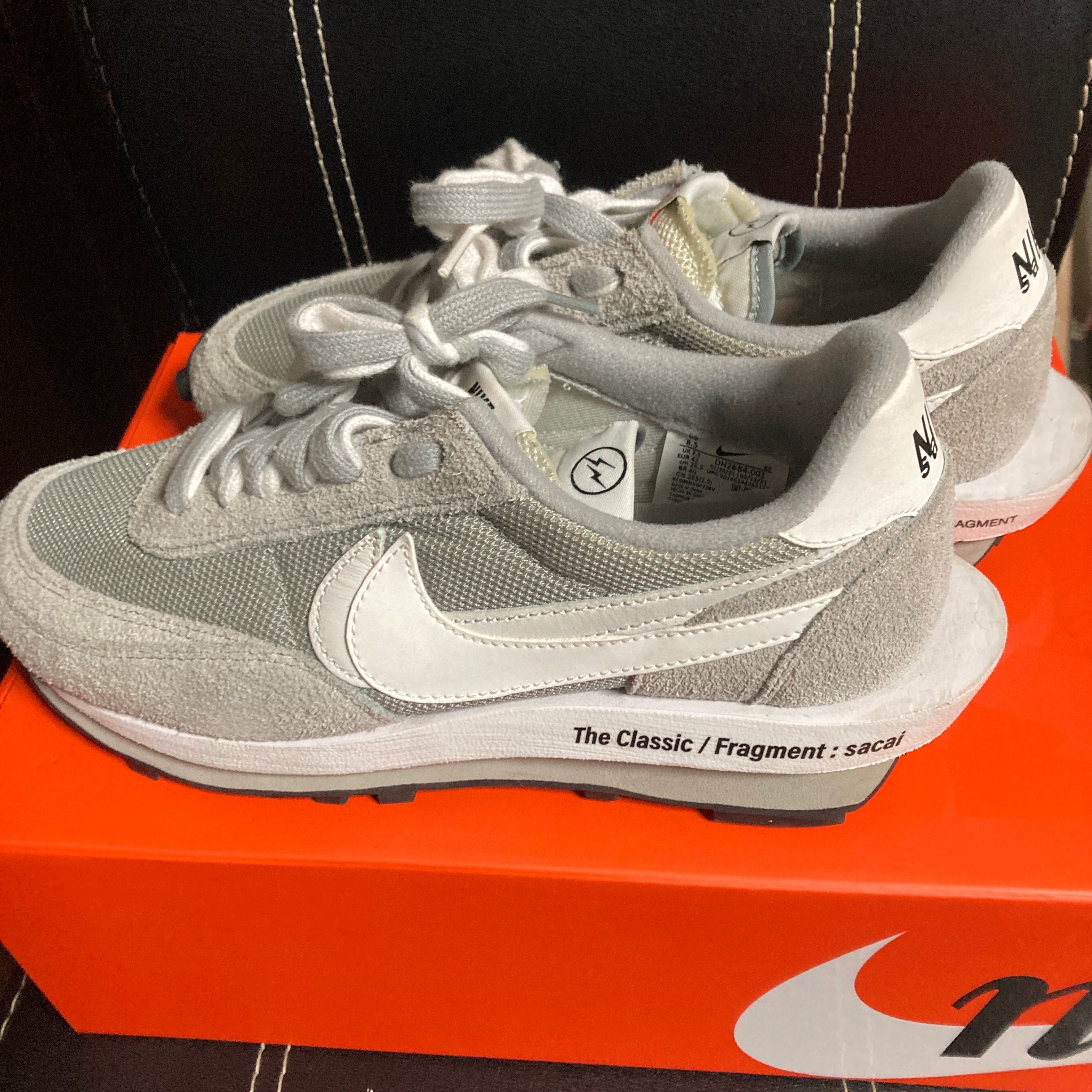 Fragment × sacai × Nike LD Waffle "Light Smoke Grey"