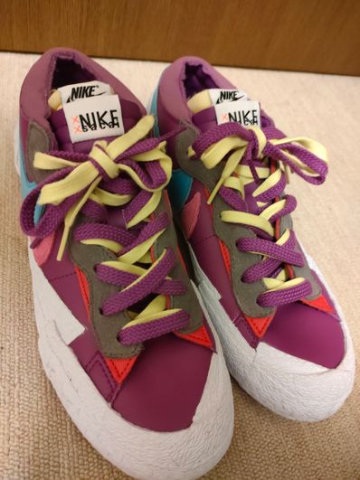 KAWS × sacai × Nike Blazer Low "Purple Dusk"