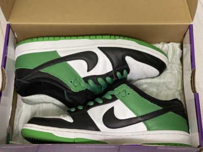 Nike SB Dunk Low Pro "Black and Classic Green"