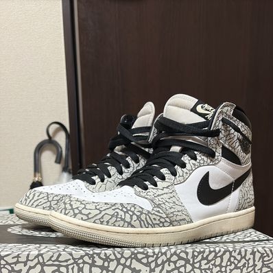 Nike Air Jordan 1 High OG "White Cement/Safari"