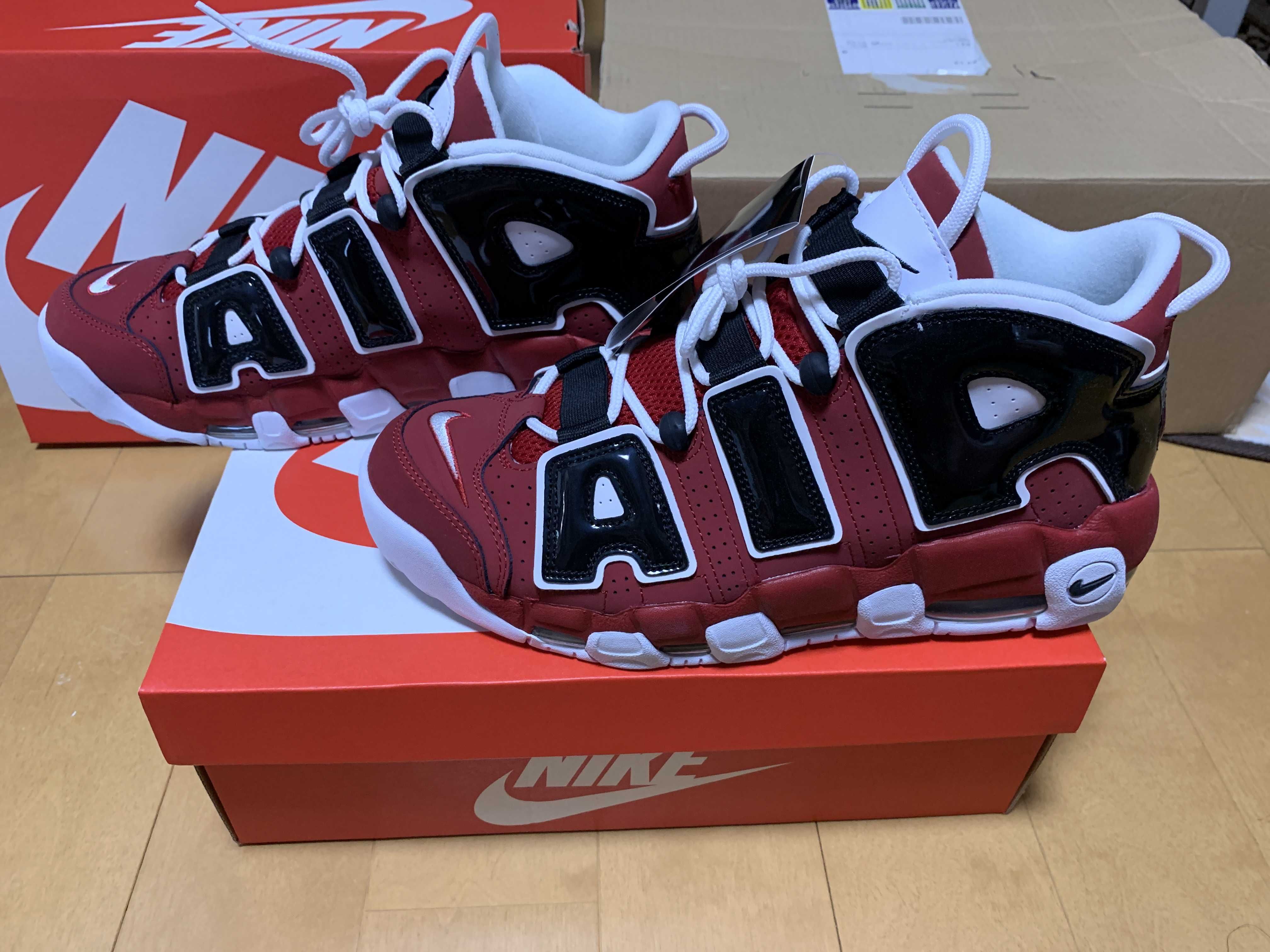 Nike Air More Uptempo ’96 "Black and Varsity Red" (2021) 