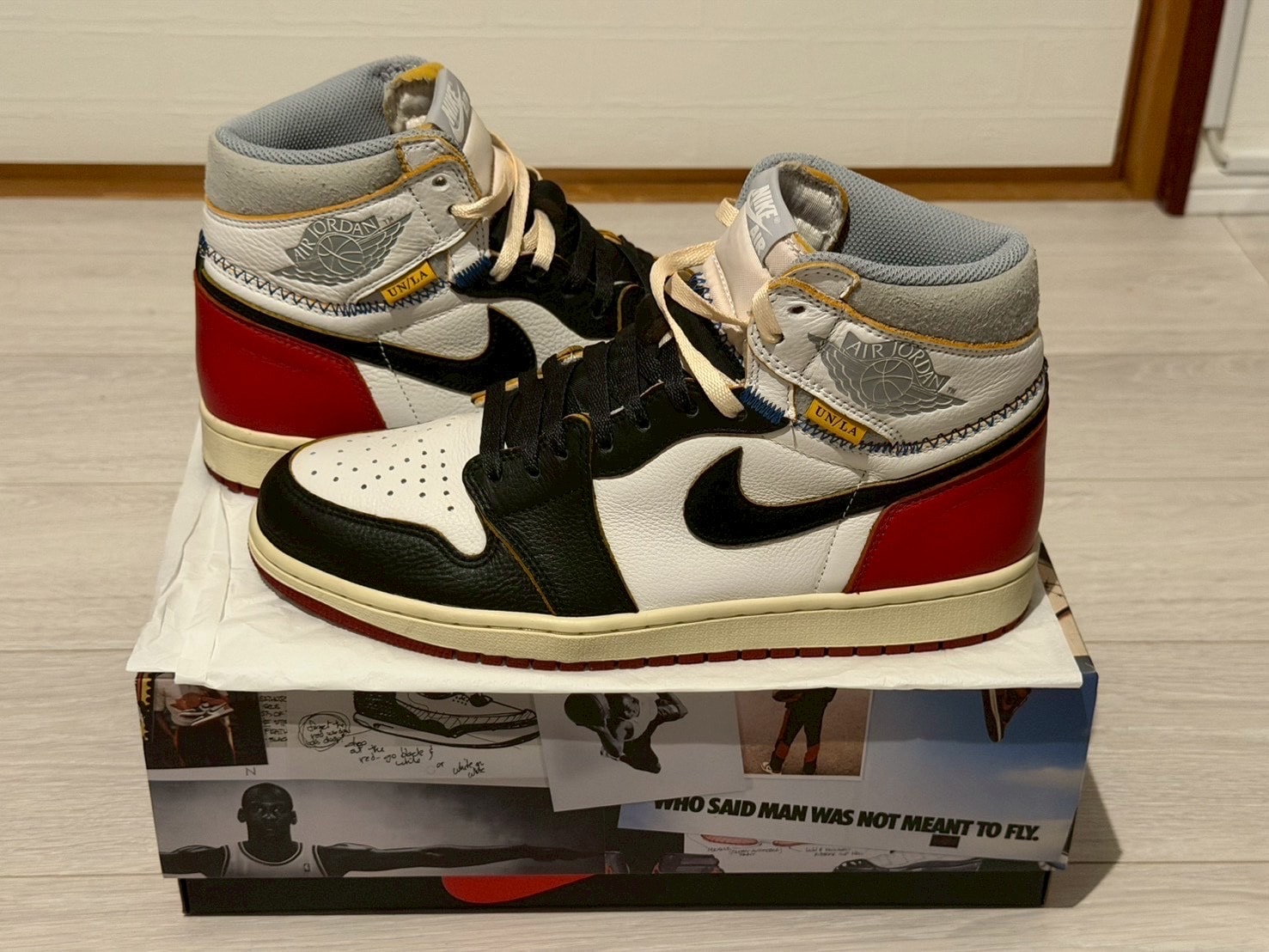 UNION × Nike Air Jordan 1 Retro High OG NRG "Varsity Red/Wolf Grey"