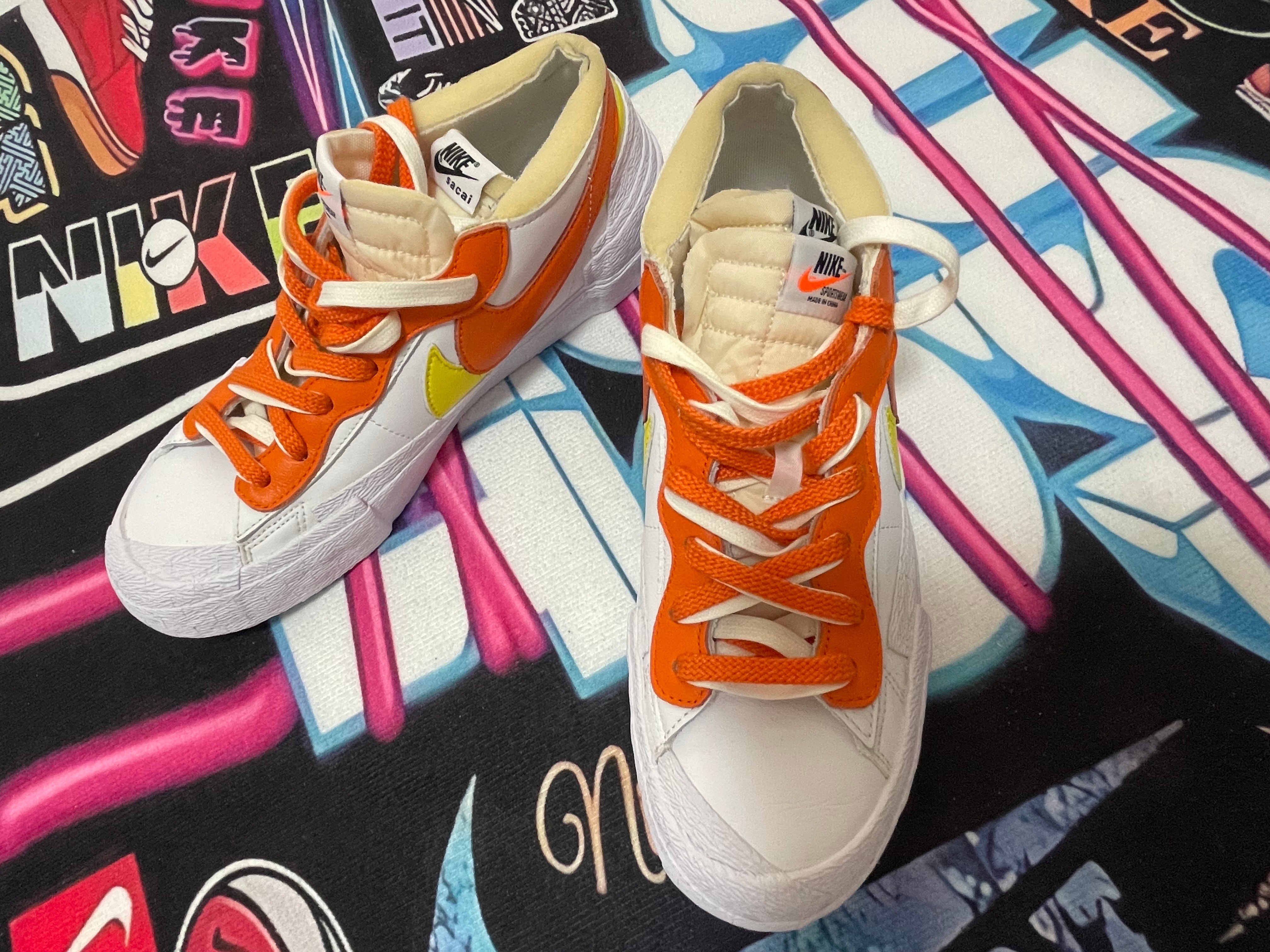 サカイ × ナイキ ブレーザー ロー "マグマオレンジ"