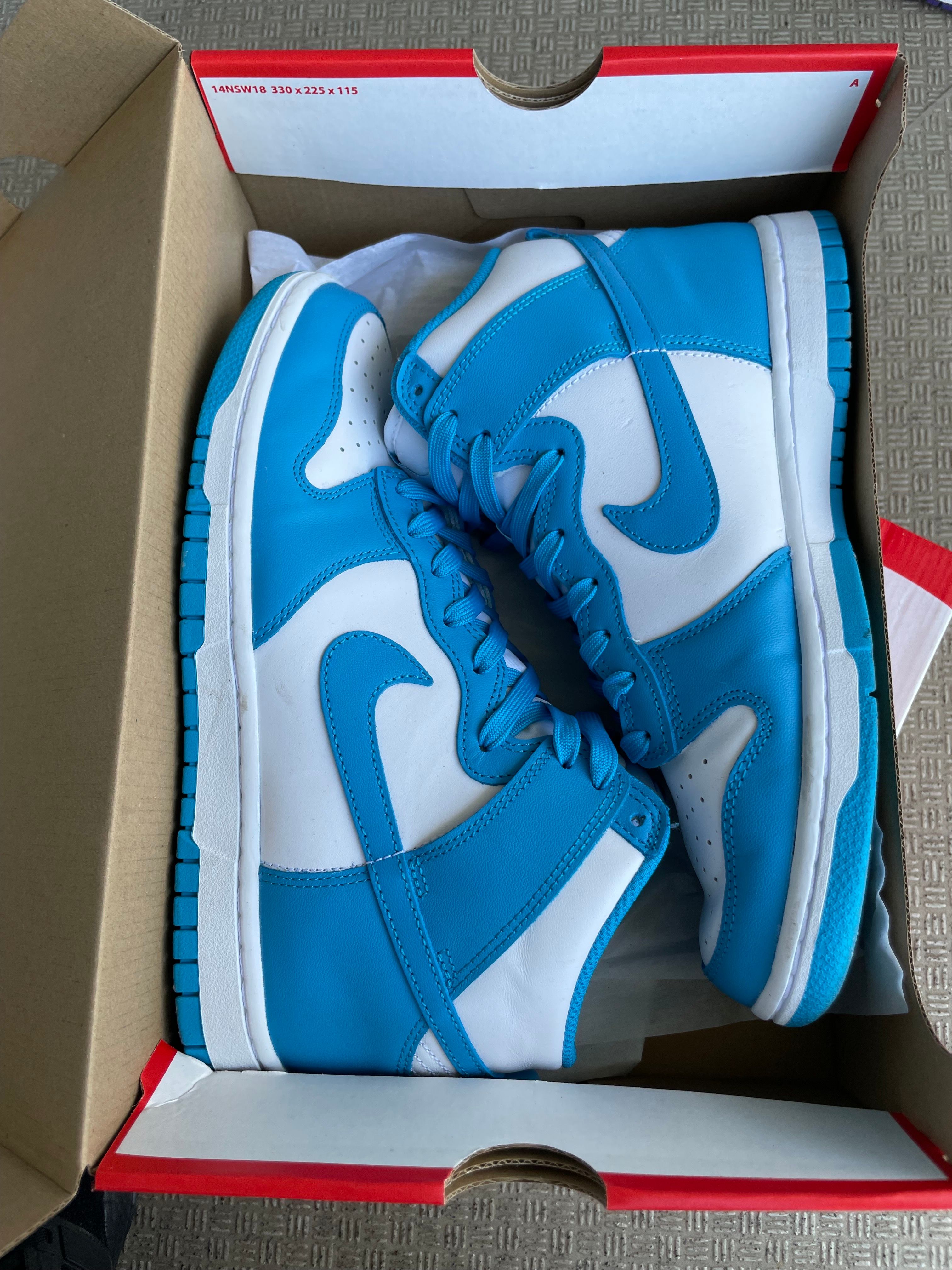 Nike Dunk High "Championship Blue"