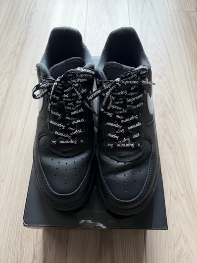 Supreme × Nike Air Force 1 Low "Black/White"