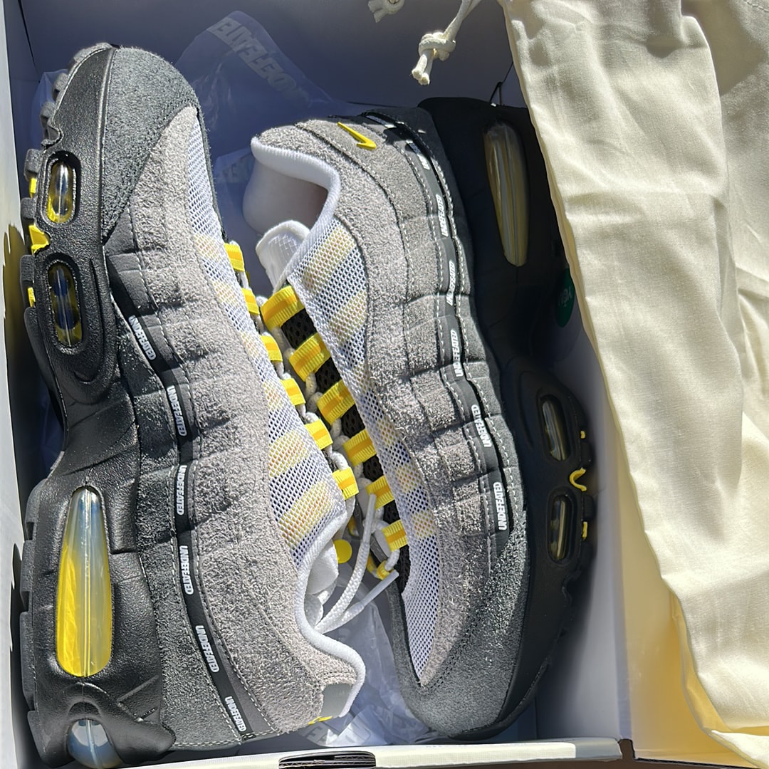 アンディフィーテッド × ナイキ エアマックス95 SP "オプティイエロー" (上海 エクスクルーシブ) (シリアルナンバーあり/600足限定)