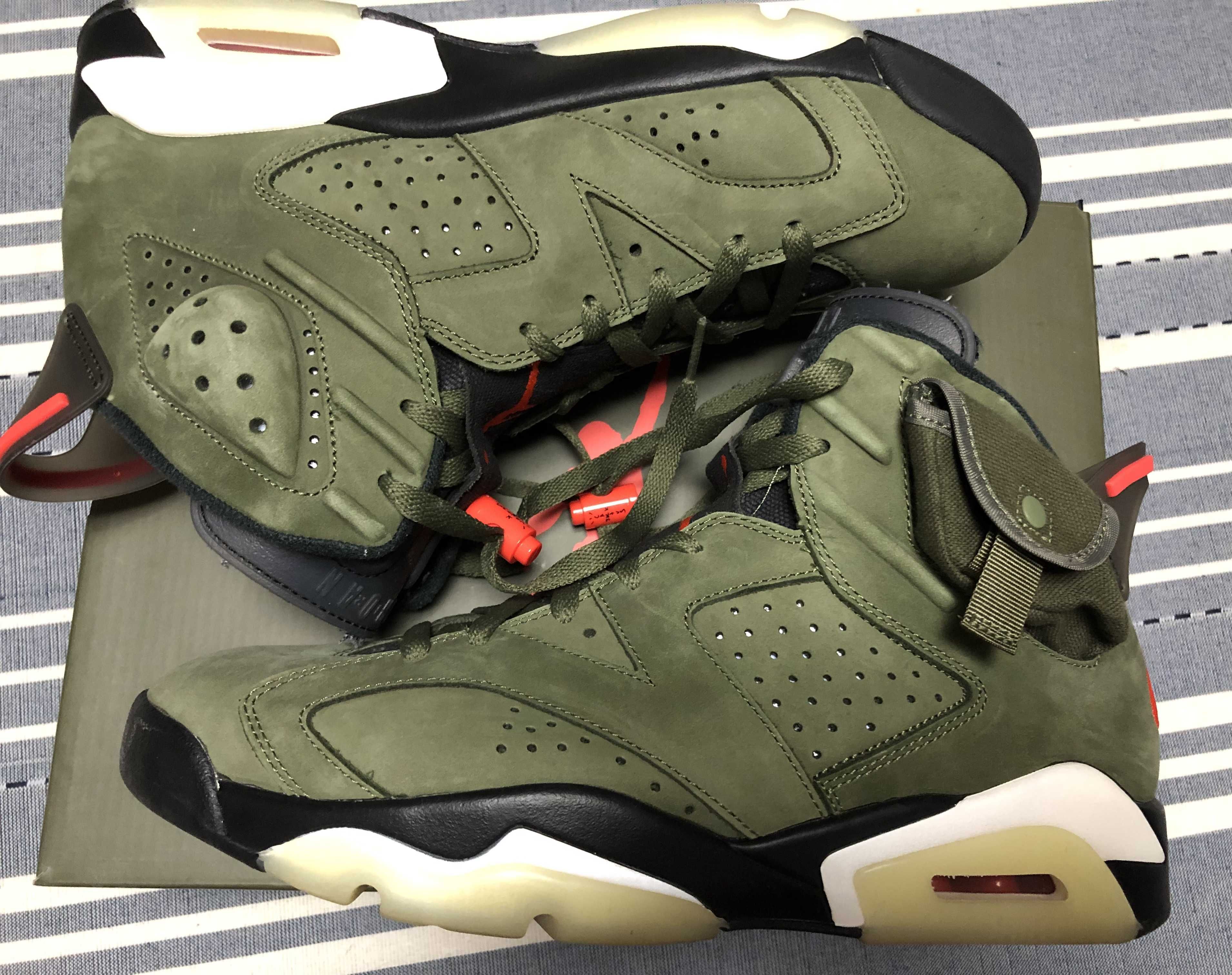 Travis Scott × Nike Air Jordan 6 Retro "Medium Olive"