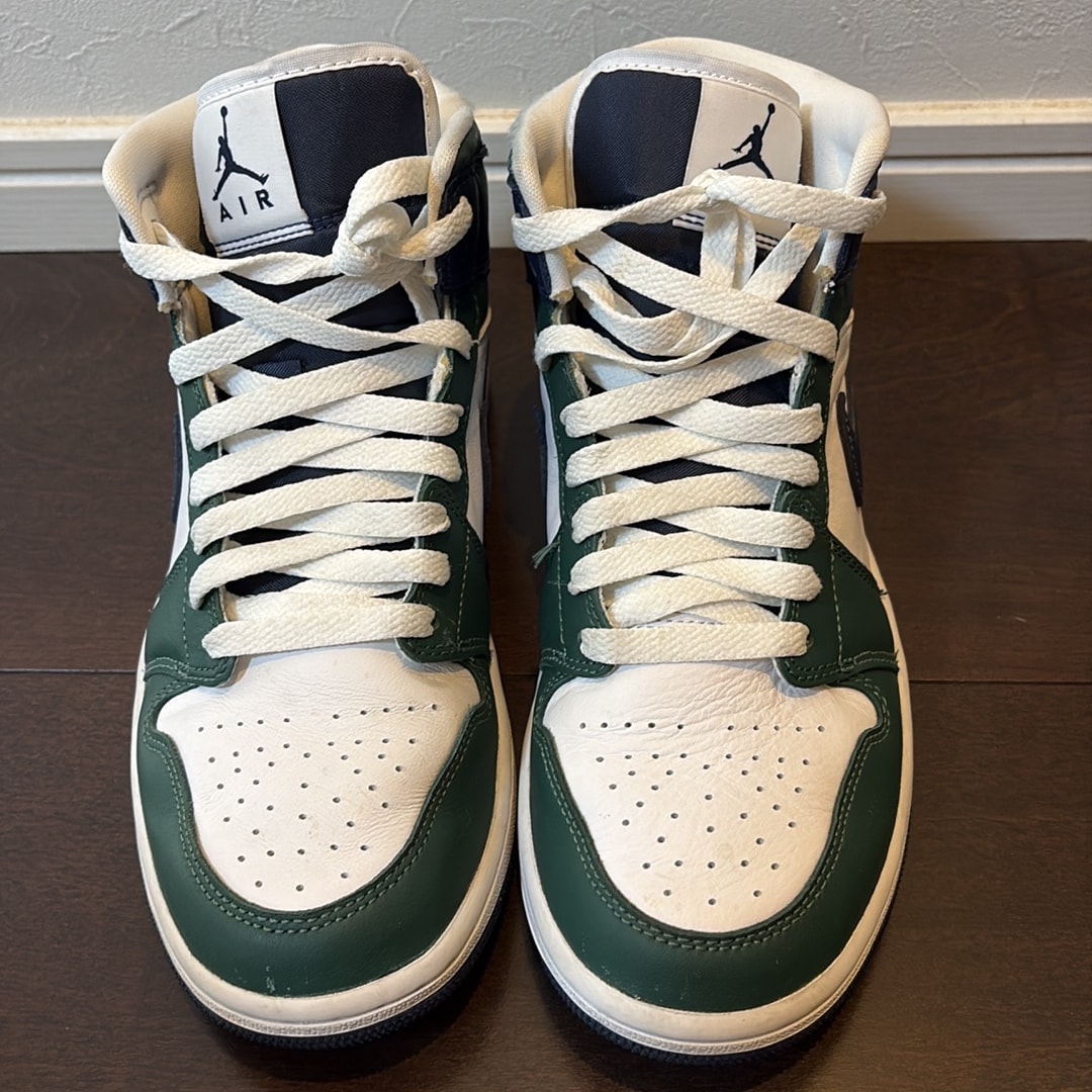 Nike Women's Air Jordan 1 Mid "Navy/Green"