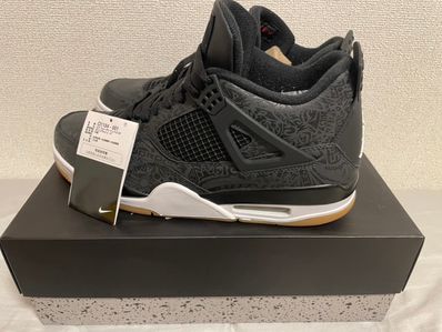 Nike Air Jordan 4 Retro "Laser Black/Gum"