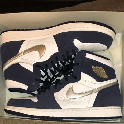 Nike Air Jordan 1 High OG CO.JP "White/Midnight Navy" (2020)(ブリーフケースなし)