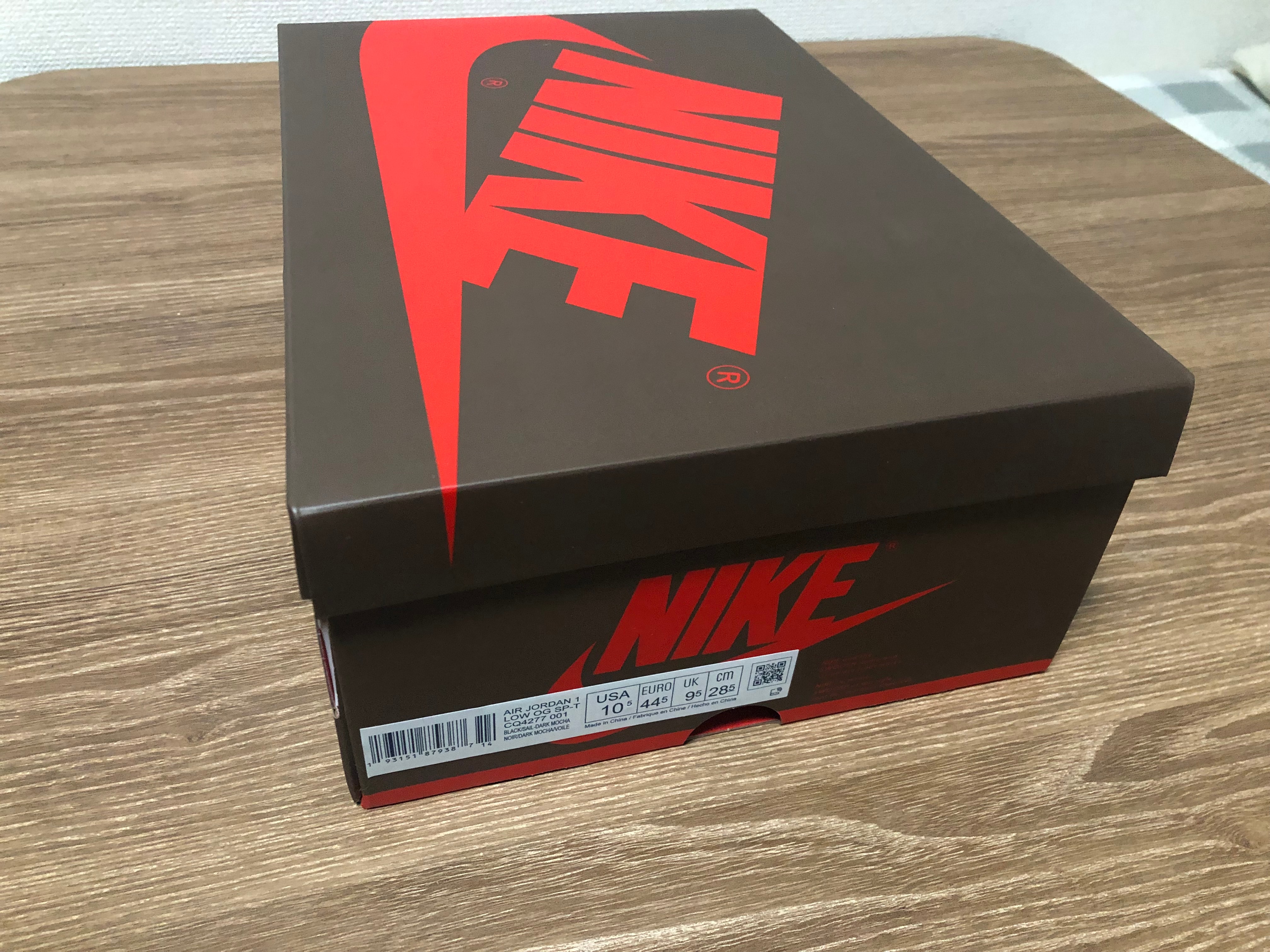 Travis Scott × Nike Air Jordan 1 Low OG SP-T  "Black/Dark Mocha"