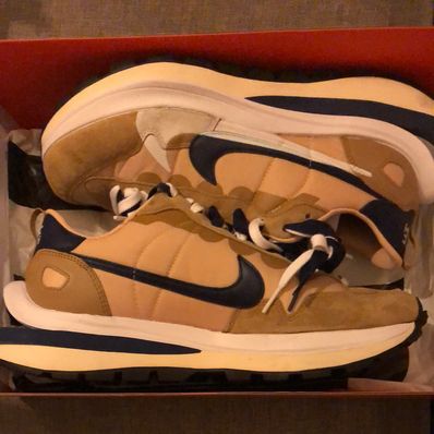 Sacai × Nike Vapor Waffle "Sesame And Blue Void"