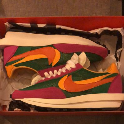 sacai × NIKE LDV WAFFLE "PINE GREEN"