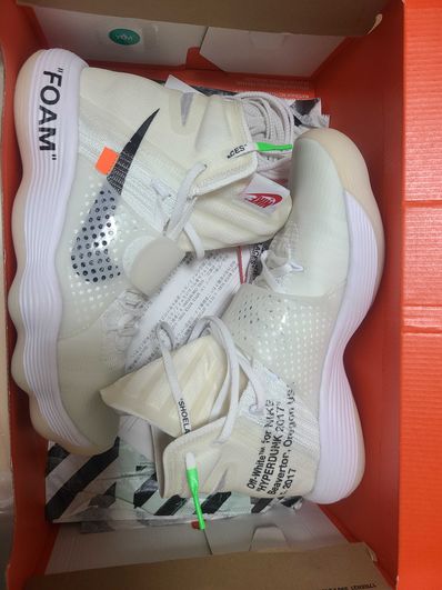 Off-White × Nike React Hyperdunk 2017 Flyknit "The 10/White"