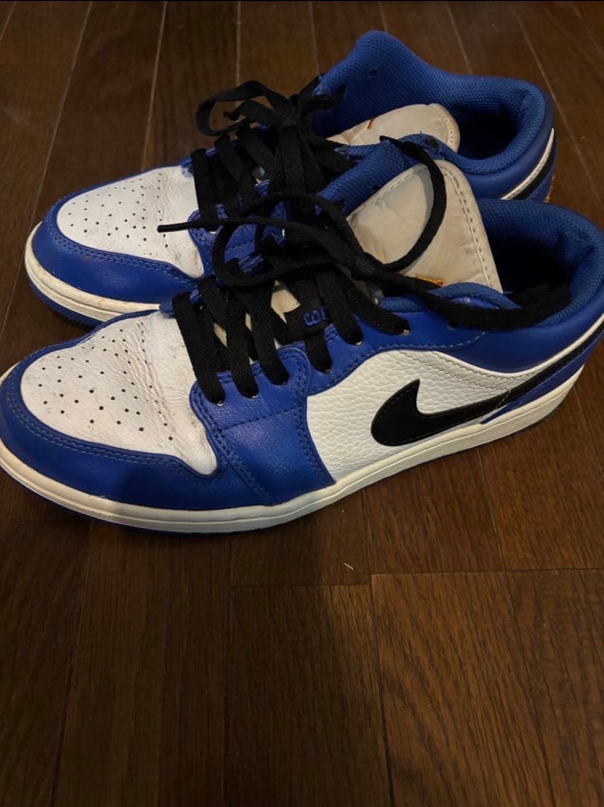 NIKE AIR JORDAN 1 LOW "WHITE/BLUE/ORANGE"