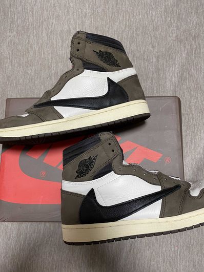 Travis Scott × Nike Air Jordan 1 Retro High OG TS SP "Sail/Dark Mocha"