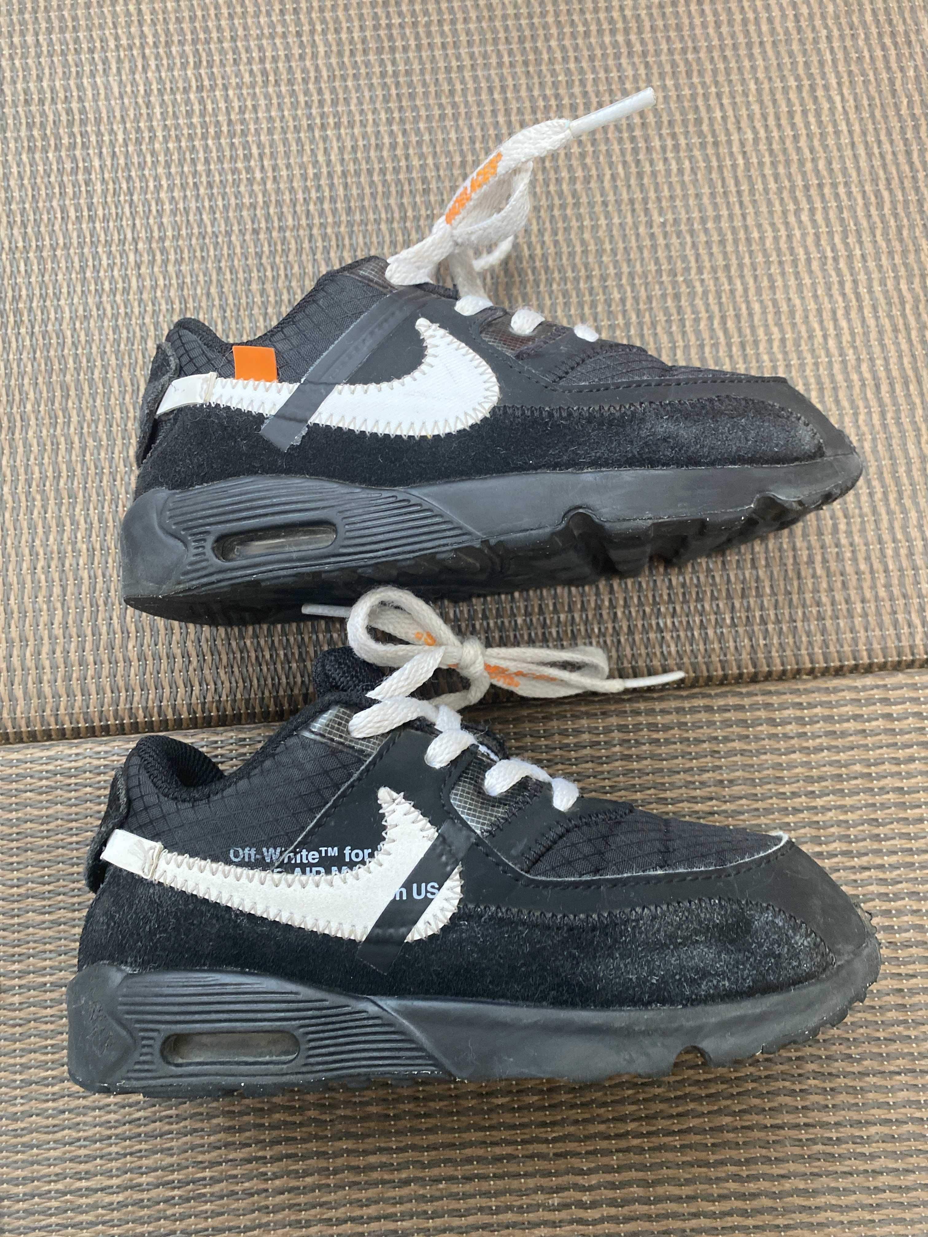 Off-White × Nike TD Air Max 90 "Black"