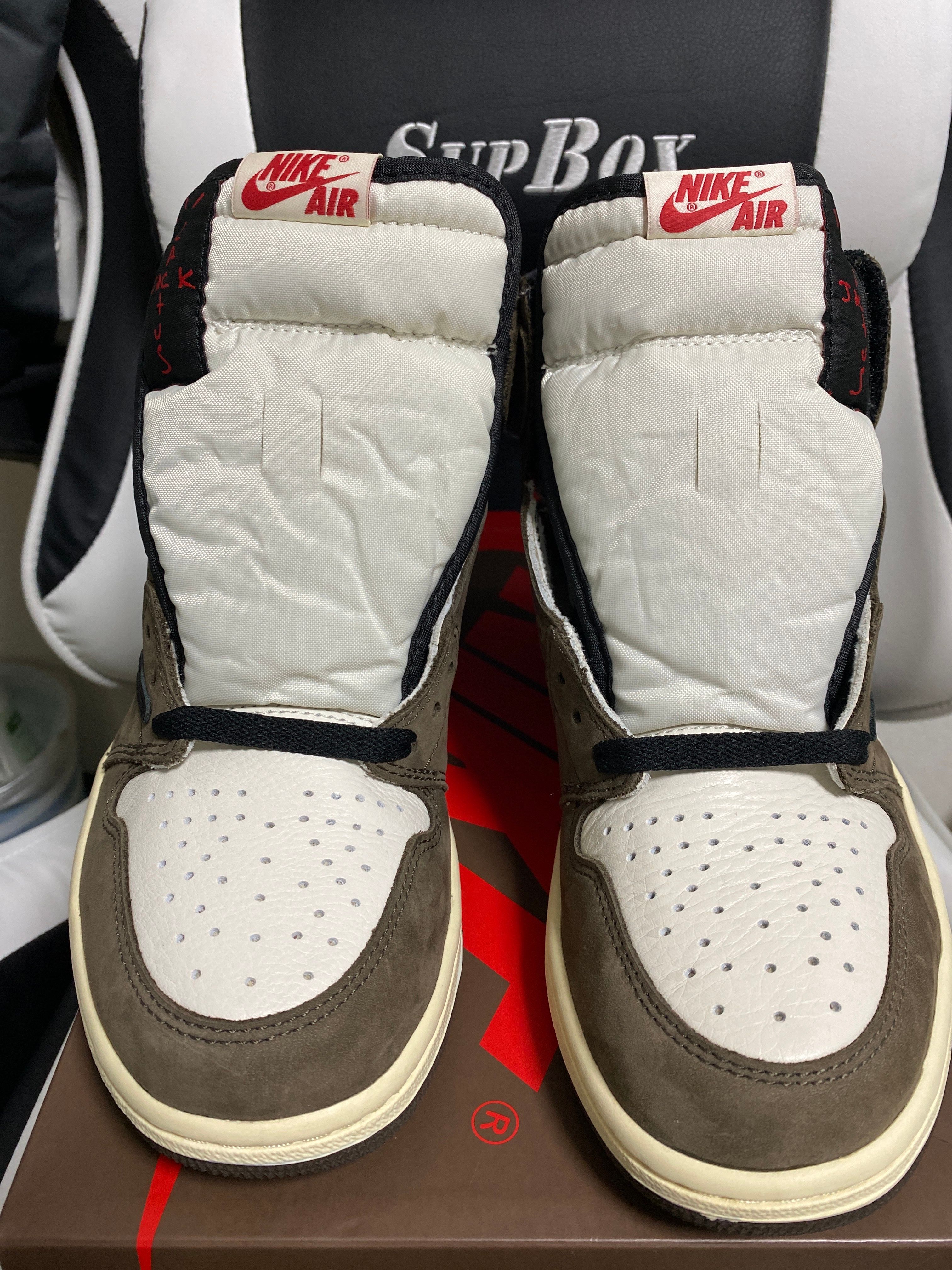 Travis Scott × Nike Air Jordan 1 Retro High OG TS SP "Sail/Dark Mocha"