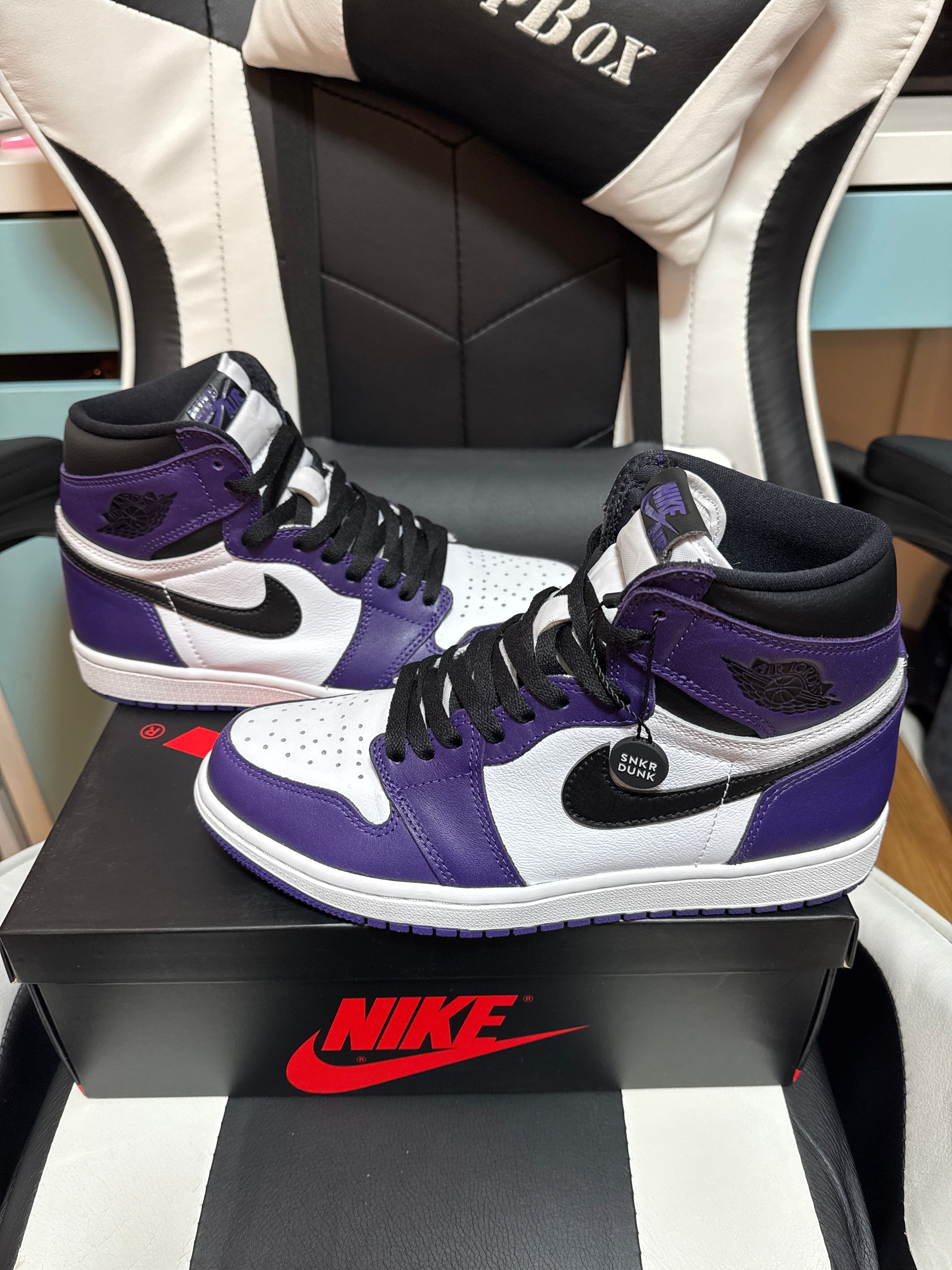 Nike Air Jordan 1 Retro High OG "Court Purple White/Black" (2020)   