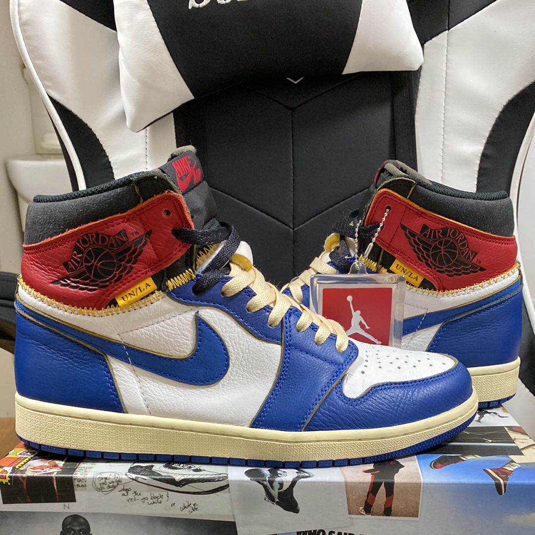 Union × Nike Air Jordan 1 Retro High OG NRG "Storm Blue/Varsity Red"