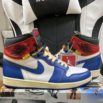 Union × Nike Air Jordan 1 Retro High OG NRG "Storm Blue/Varsity Red"