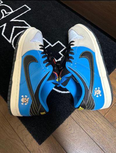 Instant Skateboards × Nike SB Dunk Low "Blue Hero"