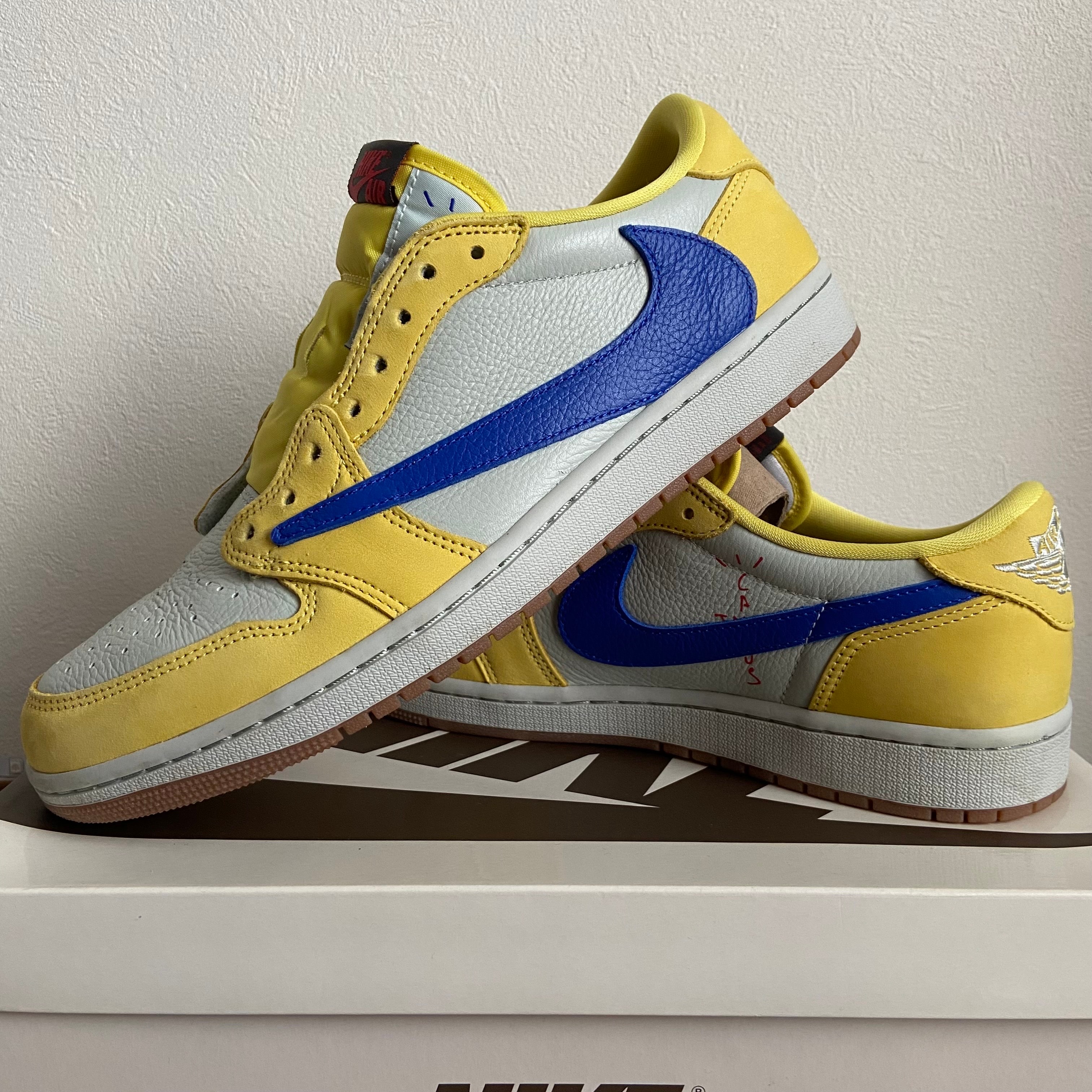 Travis Scott × Nike Women's Air Jordan 1 Retro Low OG "Canary"