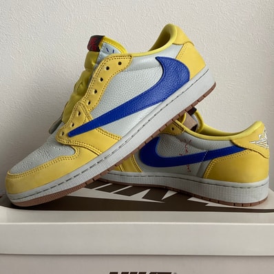 Travis Scott × Nike Women's Air Jordan 1 Retro Low OG "Canary"