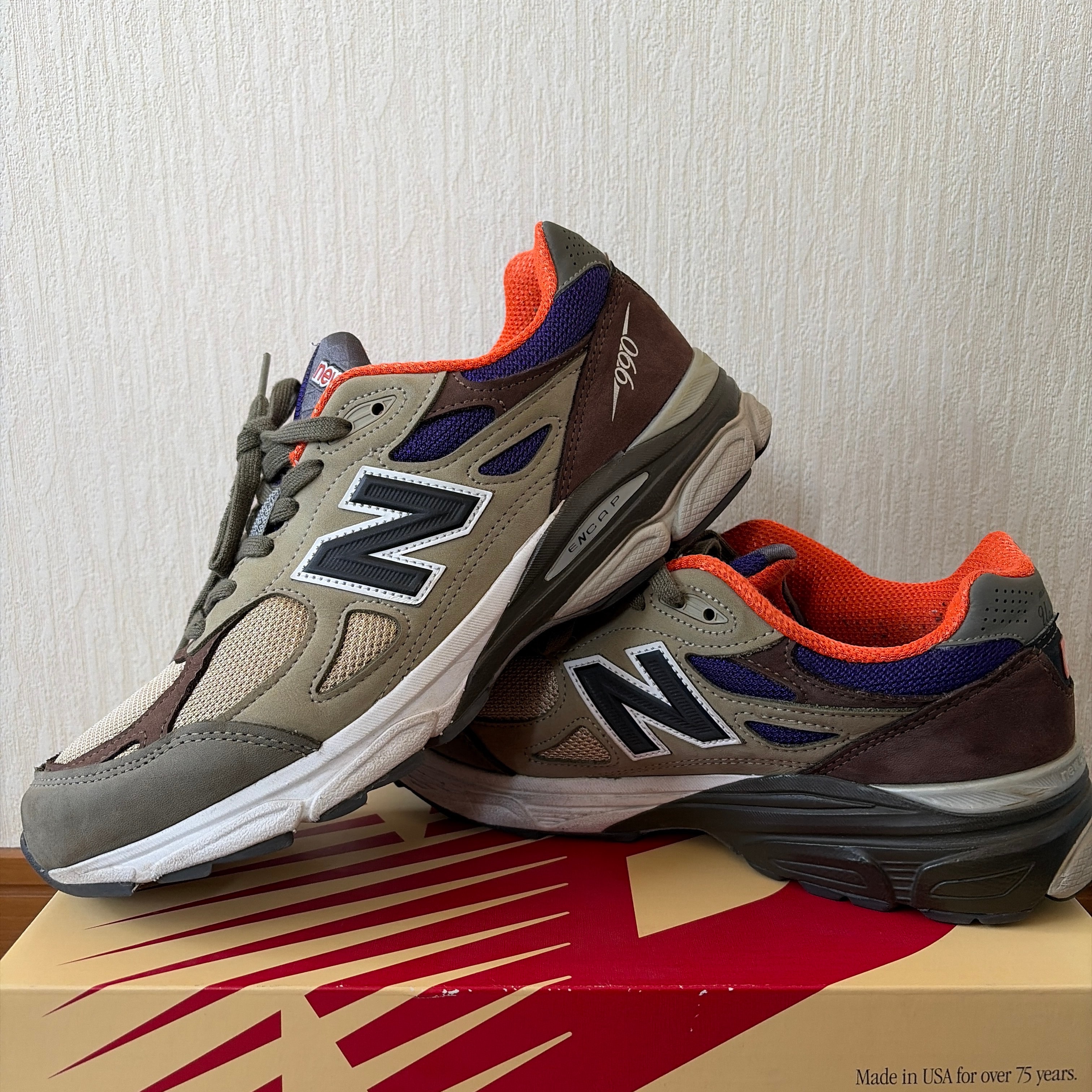 New Balance 990V3 "Khaki/Orange"