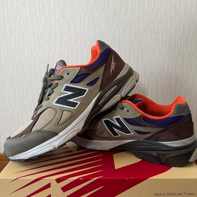 New Balance 990V3 "Khaki/Orange"
