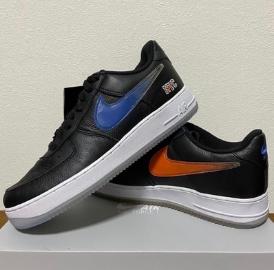 KITH × Nike Air Force 1 Low New York Knicks "Black/Brilliant Orange/Rush/Brilliant White"
