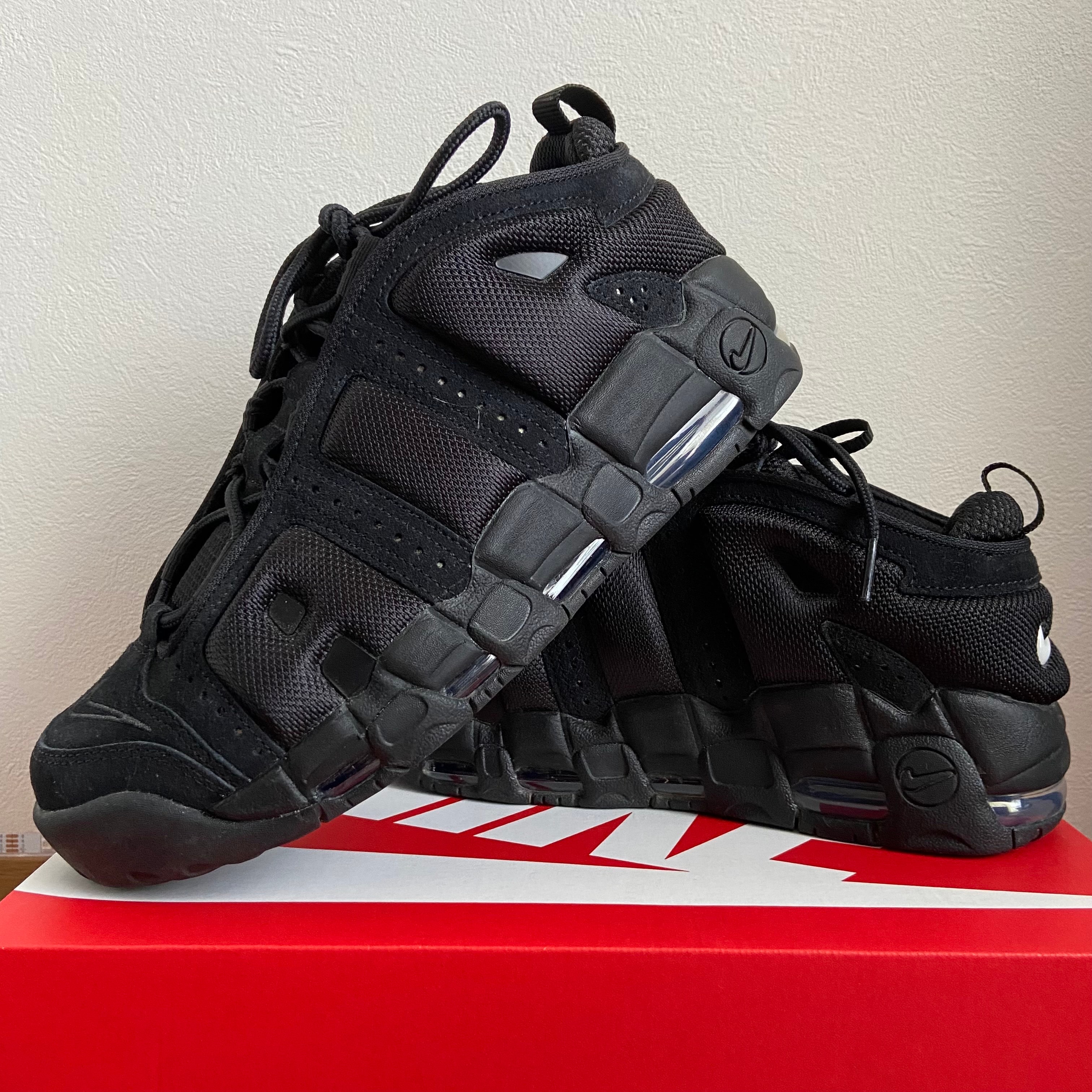 Nike Air More Uptempo Low "Triple Black"
